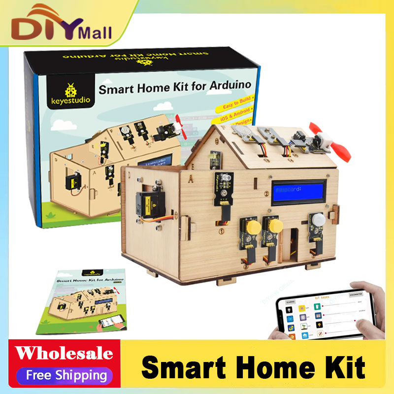 Home Automation With Arduino - Домашний комплект Keyestudio Smart IoT с